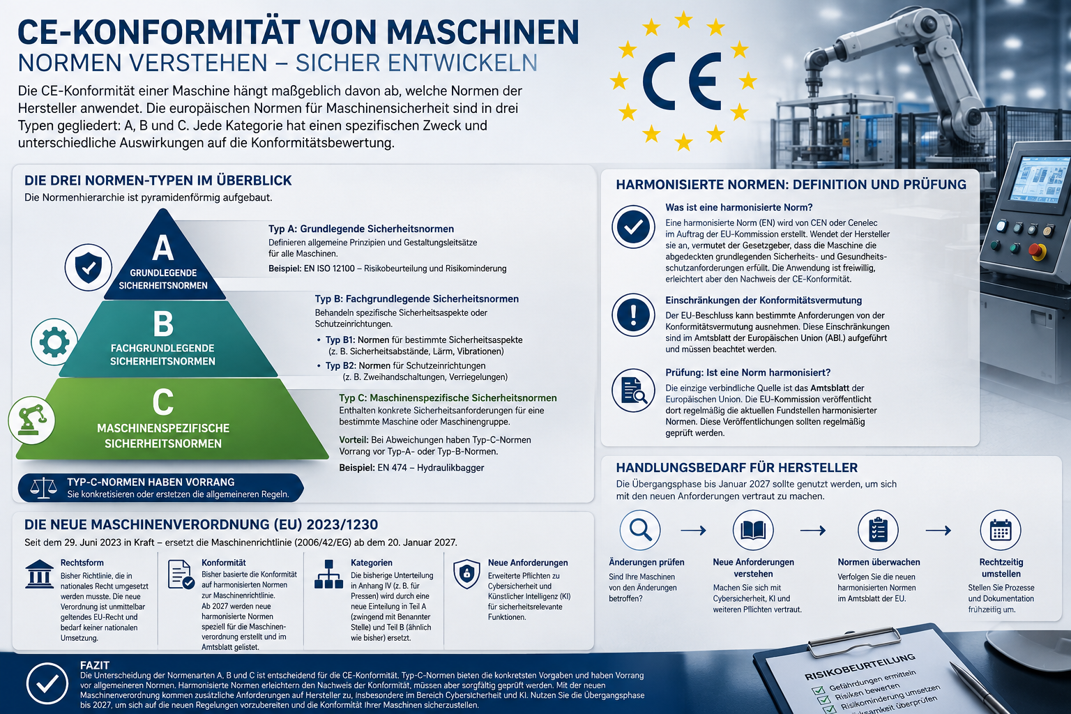 B1- und B2-Normen im Maschinenbau sicher unterscheiden